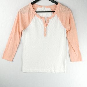 J Crew Baseball Top